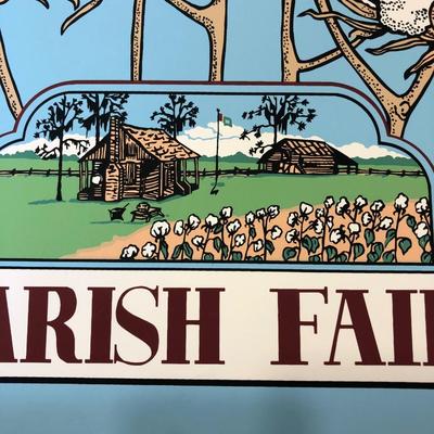 2 Washington Parish Fair posters signed and numbered
