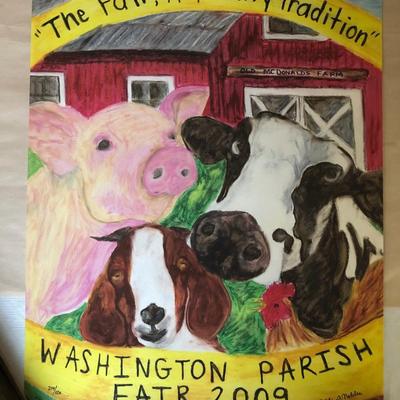Washington Parish fair small poster