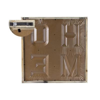 3D Gold Metal "Home" Wall Art Decor