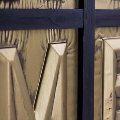 3D Gold Metal "Home" Wall Art Decor