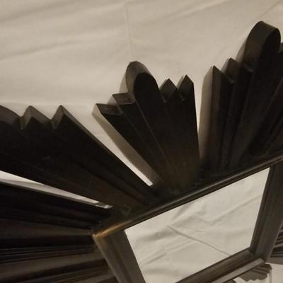 Rectangular Sunburst Wall Mirror