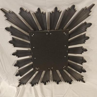 Rectangular Sunburst Wall Mirror