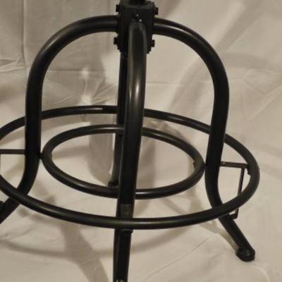 Christopher Industrial Adjustable Height Black  (Set of 2)