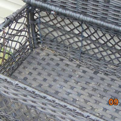 Harvest Run All-Weather Wicker Patio Set (6 Piece Set)