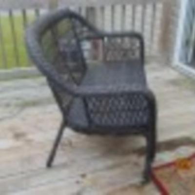 Harvest Run All-Weather Wicker Patio Set (6 Piece Set)