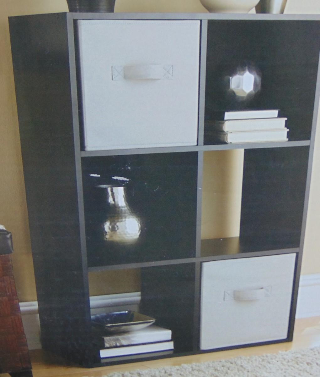 Mainstays 6 cube organizer black new estatesales