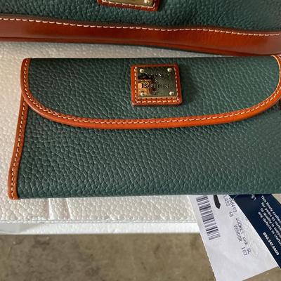 Dooney & Burke green purse wallet