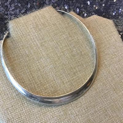 VINTAGE SILVER NECKLACE, MARKED, 0.925
