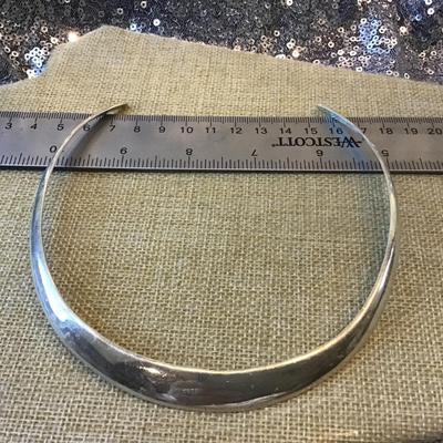 VINTAGE SILVER NECKLACE, MARKED, 0.925