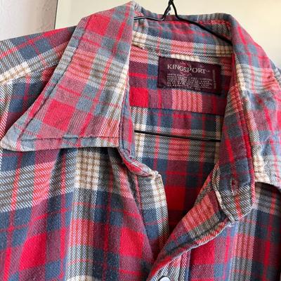 4 flannel long sleeve shirts