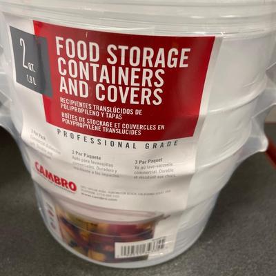 Cambro Food storage containers