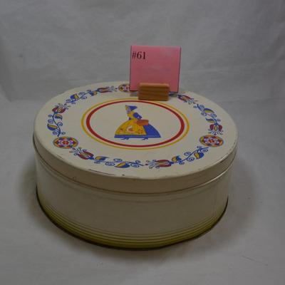 Vintage Quinlan's Pretzel Tin Measures 12.25"x5"