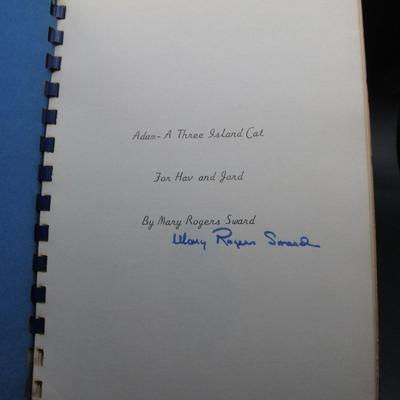 Vintage Poetry Fullerton Poetry Society CSU Fullerton Zine & Adam A Three Island Cat Homemade Children's Book