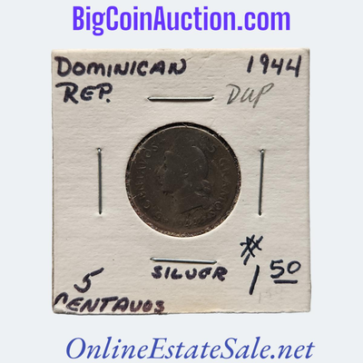 DOIMINICAN REP. SILVER COIN