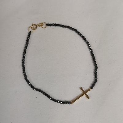 18K, 14K, & 10K Gold Cross Necklaces and Pendants (B5-BBL)