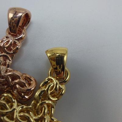 18K, 14K, & 10K Gold Cross Necklaces and Pendants (B5-BBL)