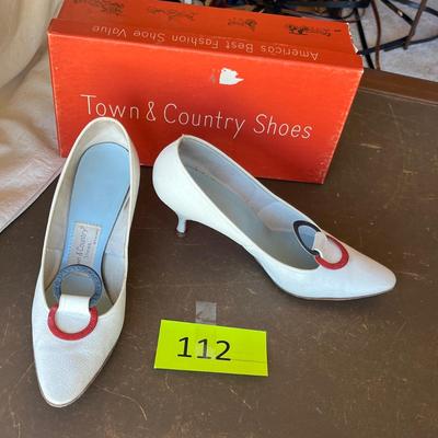 White Town & Country Heels