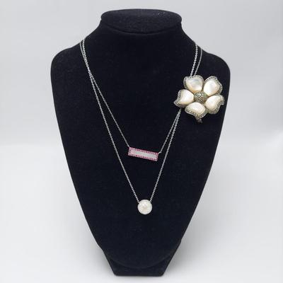 Sterling Silver and Mother of Pearl Jewelry (B5-BBL)