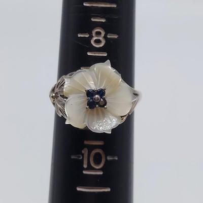 Sterling Silver and Mother of Pearl Jewelry (B5-BBL)