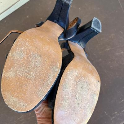 Italian leather heels & Resort Aires