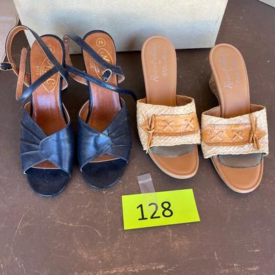 Italian leather heels & Resort Aires