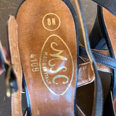 Italian leather heels & Resort Aires