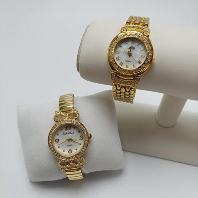 Two Gold Tone Quartz Watches by Peck & Peck and Alto (B5-BBL)