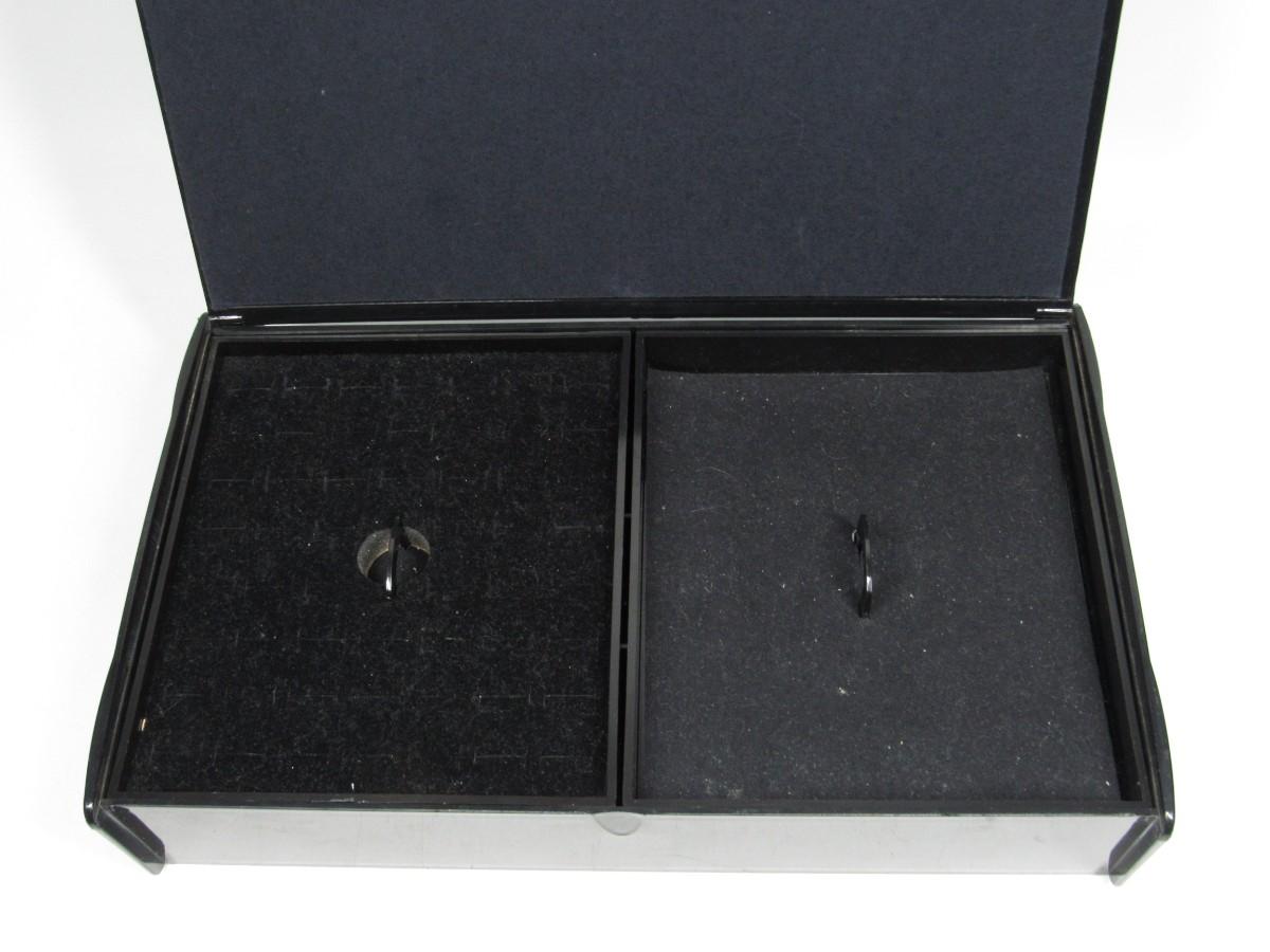 SKS Black Anti-Tarnish Cloth Liner Organizer Keeper Jewelry Box
