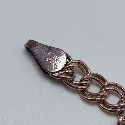 Peanuts Sterling Silver Charm Bracelet (B5-BBL)