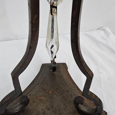 Vintage 16" Tall Taper Bronze Candle Holder