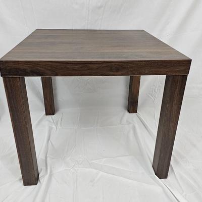 Modern Living Room End Table-Dark Walnut