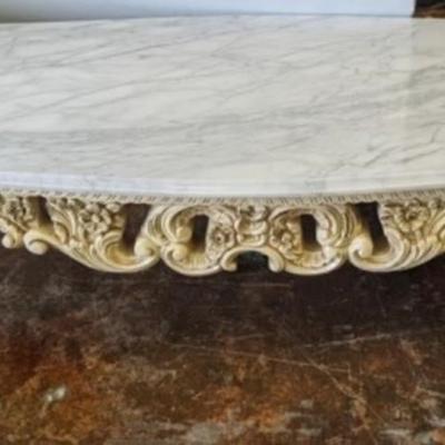 Victoria Marble Top Coffee Table