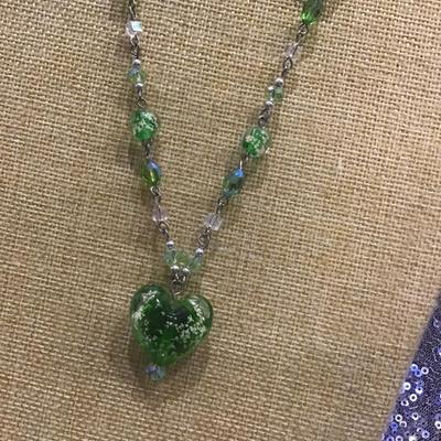 Crystal And Glass Necklace