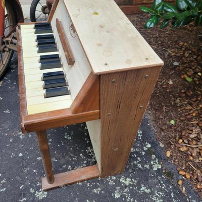 Vintage Tricycle, Jaymar Piano and Children's Chair (G-DW)