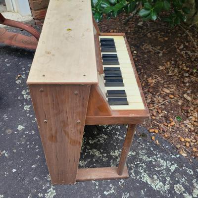 Vintage Tricycle, Jaymar Piano and Children's Chair (G-DW)