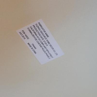 Wooden Side Table & a Wrought Iron & Tile Plant Stand (SR-DW)