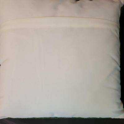 Crewel Work Embroidery Accent Pillows & a Small Footstool (SR-DW)