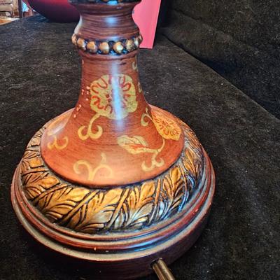 Tabletop Decor: Floral Lamp, Glazed Vase, & More (DR-JS)