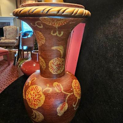 Tabletop Decor: Floral Lamp, Glazed Vase, & More (DR-JS)