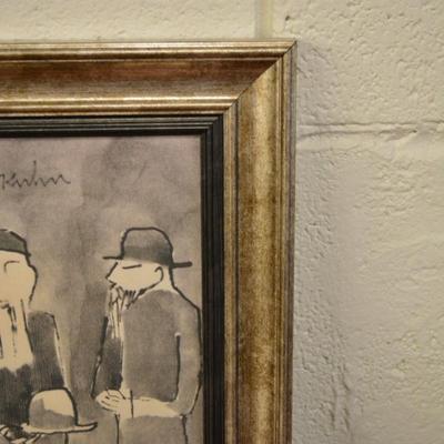 Unique & Rare Framed Artist Print by Robert E. Kuhn (Sculpture & Painter)