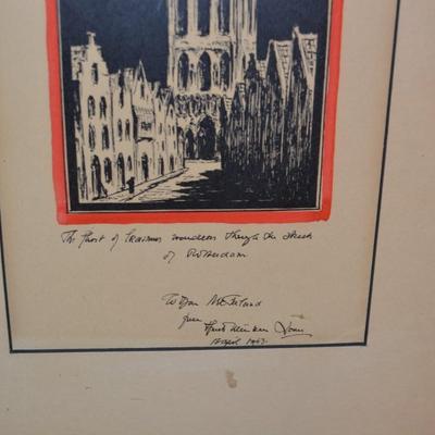 Framed & Matted "The Praise of Folly" by Henrick Willem Van Loon (1882-1944)
