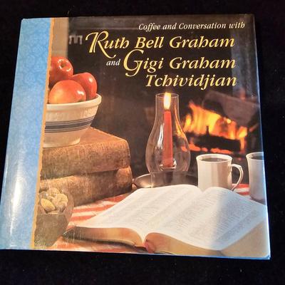 Autographed Books by Billy & Ruth Graham, Bob Terrell + Willow Tree Figurines (LR-JS)