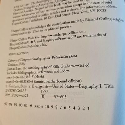 Autographed Books by Billy & Ruth Graham, Bob Terrell + Willow Tree Figurines (LR-JS)