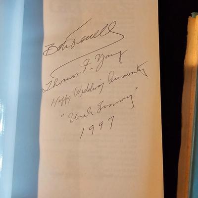 Autographed Books by Billy & Ruth Graham, Bob Terrell + Willow Tree Figurines (LR-JS)