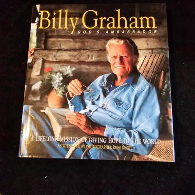 Autographed Books by Billy & Ruth Graham, Bob Terrell + Willow Tree Figurines (LR-JS)