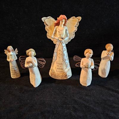 Autographed Books by Billy & Ruth Graham, Bob Terrell + Willow Tree Figurines (LR-JS)