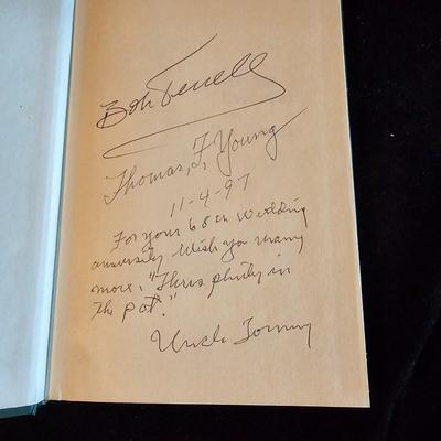 Autographed Books by Billy & Ruth Graham, Bob Terrell + Willow Tree Figurines (LR-JS)