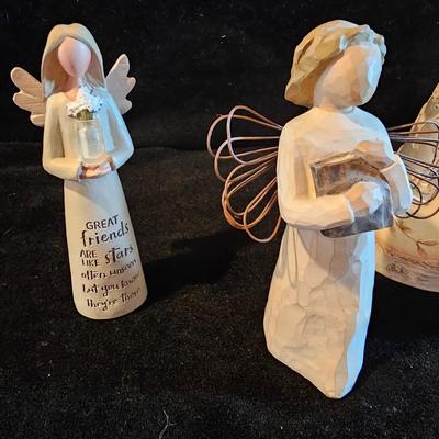 Autographed Books by Billy & Ruth Graham, Bob Terrell + Willow Tree Figurines (LR-JS)