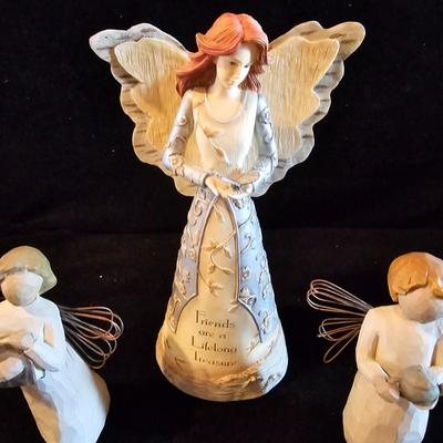 Autographed Books by Billy & Ruth Graham, Bob Terrell + Willow Tree Figurines (LR-JS)