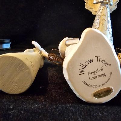 Autographed Books by Billy & Ruth Graham, Bob Terrell + Willow Tree Figurines (LR-JS)